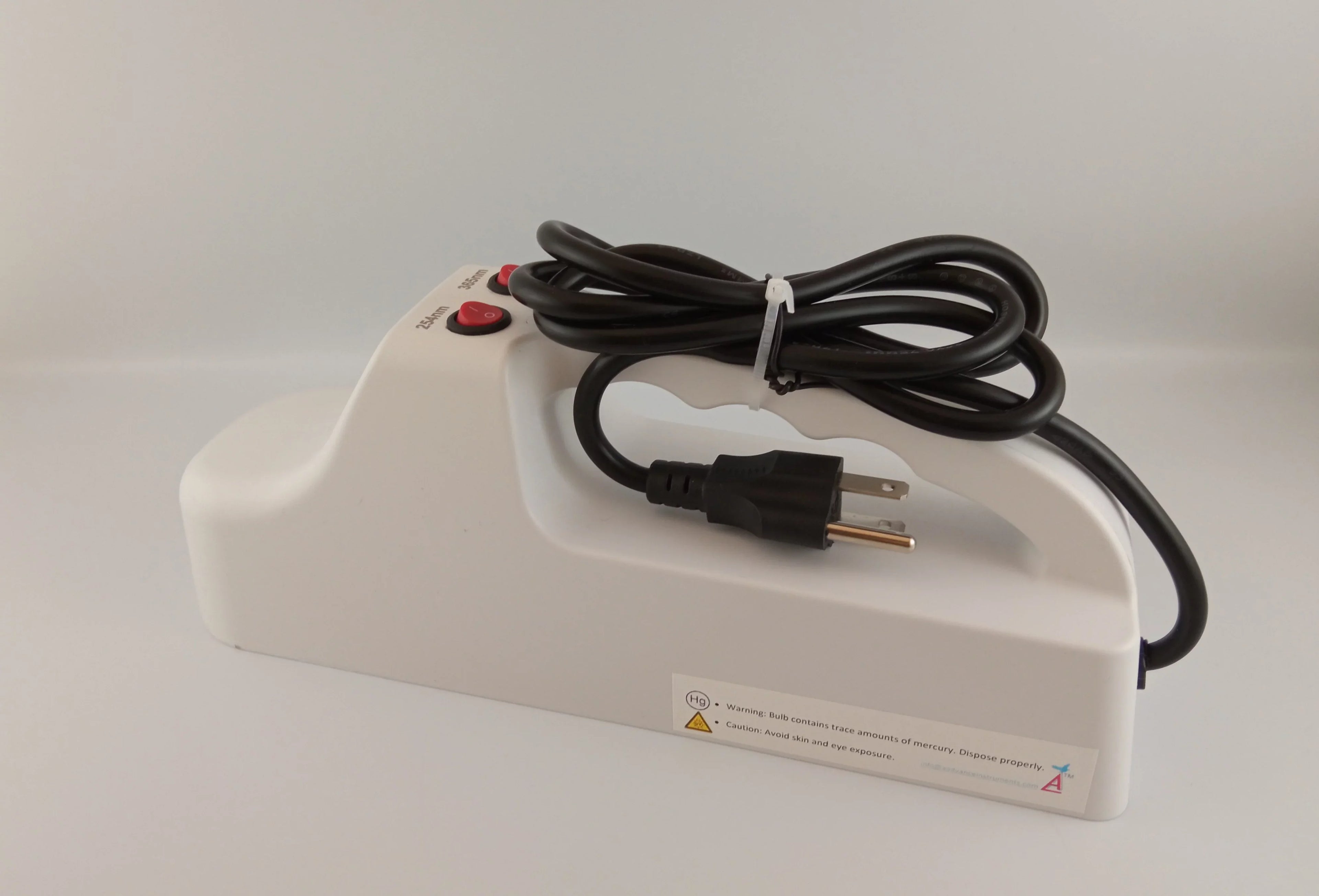 UV Lamp for Lab and Mineral Rocks w/ vis. Light Filter 6W x2 254nm + 365nm UVC + UVA 120-240V AC Powered AAdvance Instruments AI-3UV20