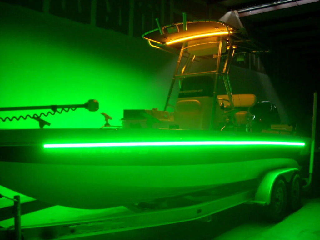 Pontoon Boat Light, Marine Led Light Strip for Duck Jon Bass Boat Sailboat Kayak Flex Lighting for Boat Deck Light Accent Light Courtesy Interior Lights Fishing Night 12v