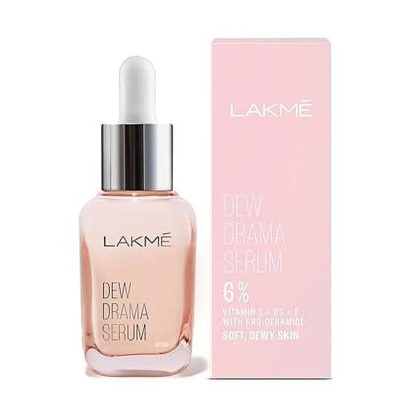 Lakme 6%  Dew Drama Serum for improved Skin Barrier & Dewy, Radiant Skin, 15ml