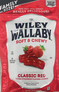 Wiley Wallaby Soft & Chewy Classic Red STRAWBERRY Licorice 24 Oz FAMILY SIZE Bag