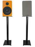 Pair Rockville RockShelf 58C Classic 5.25" Home Bookshelf Speakers w/37" Stands