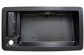 PT Auto Warehouse FO-3903A-TG - Tailgate License PLatitudee Bracket Holder Outside Cargo Door Handle, Textured Black - without Camera Hole Fits select: 2008-2018 FORD ECONOLINE