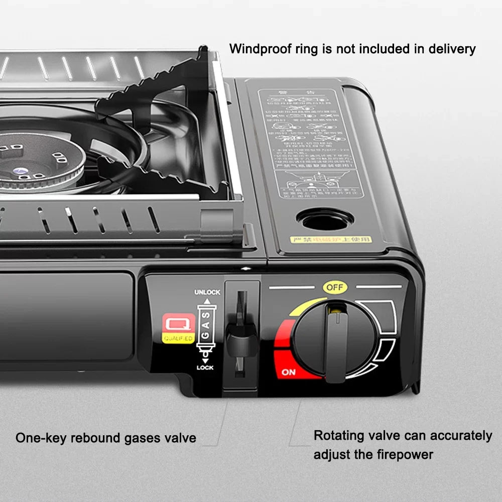 Shinysix Outdoor furnace,Portable Burner Butanes Stove 2.9KW Outdoor 2.9KW Outdoor Pincnic Outdoor Pincnic Barbecue Butanes Stove 2.9KW Cassette Stove PAPAPI mewmewcat LAOSHE