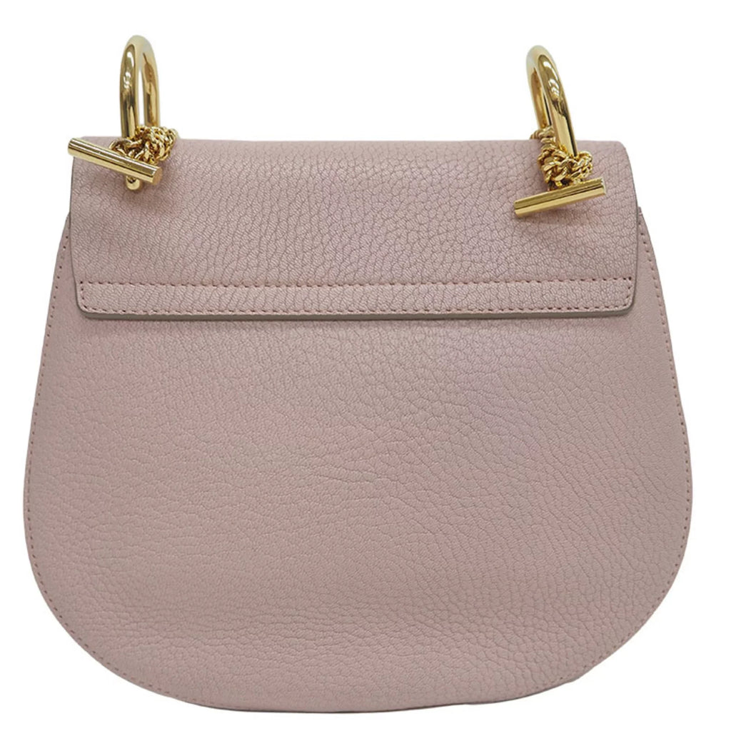 Pre-Owned Chloé Chloe Drew Chain Shoulder Bag 3S1031-9 Pink Leather Ladies (Good)