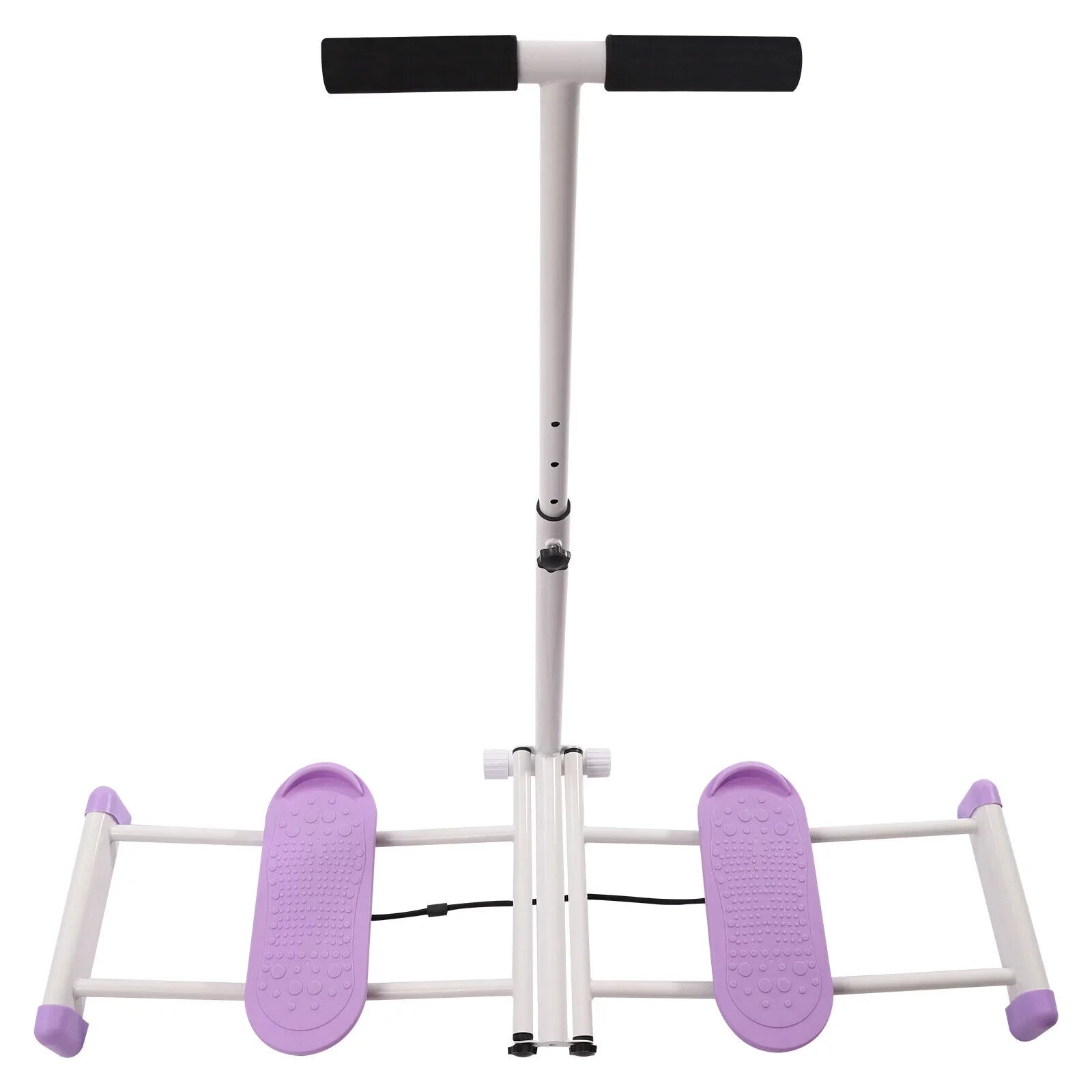 Fichiouy 100kg Pelvic Floor Muscle Fitness Training Equip Hip Trainer with Adjustable Rods Training Device Purple for Home Gym