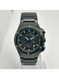 Pre-owned Vince Camuto 45mm Steel Black Dial Mens Quartz Watch VC/1065BK (Good)