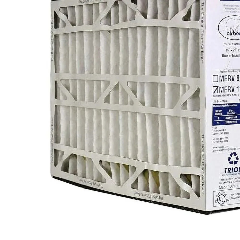 Air  259112-105-3PK Trion N/A Air  Cub Air  Cub Replacement MERV 11 Media Filter, 16x25x5 inches, 3 Pack