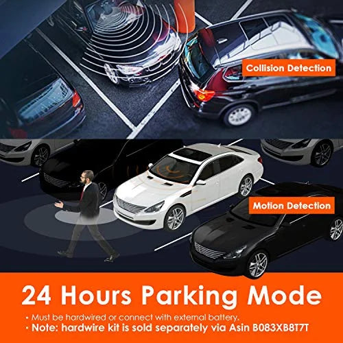Vantrue N4 3 Channel 4K Dash Cam, 4K+1080P Front and Rear, 1440P+1440P Front and