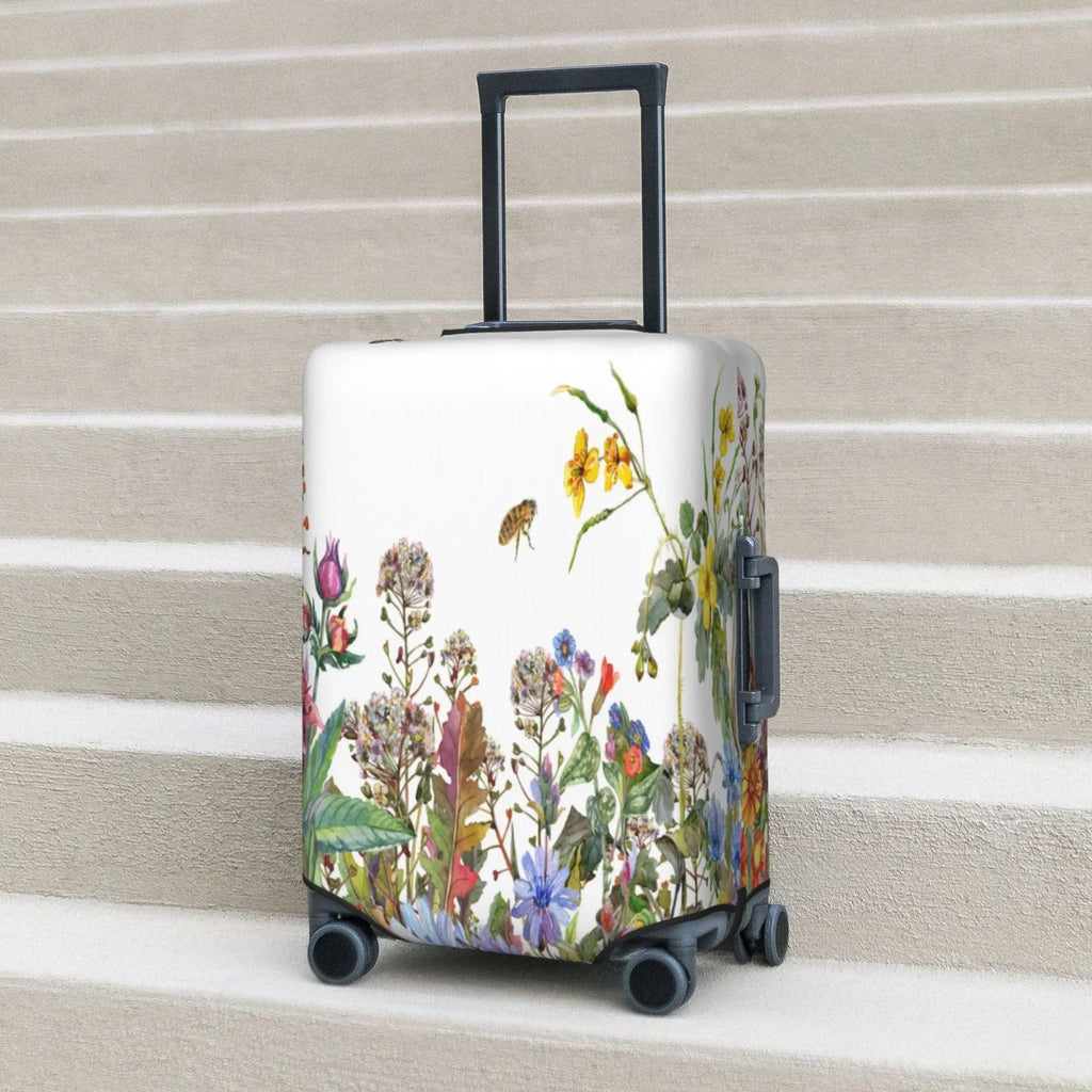 Haiem Herbs And Wildflowers Luggage Cover,Durable, Washable Suitcase Protector With Anti-Scratch Technology - Keep Your Luggage Looking New X-Large