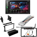 KIT4996 Bundle for 1995-2001 Suzuki Swift W/ Pioneer Double DIN Car Stereo with Bluetooth/Backup Camera/InstalLatitudeion Kit/in-Dash DVD/CD AM/FM 6.2" WVGA Touchdisplay Digital Media Receiver
