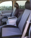 C1123 2007-2013 Chevy Silverado, Suburban,Tahoe and GMC Sierra, Yukon Front Buckets in Gray and Black Velour