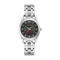 Women's Bulova Black Arkansas State Red Wolves Stainless Steel Corporate Collection Watch