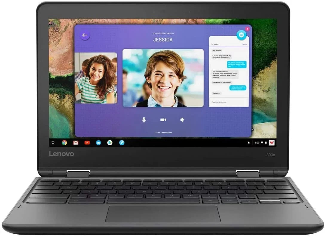 Pre-Owned  300e Chromebook, MediaTek MTK 8173C Quad Core, 4GB RAM, 32GB eMMC, 11.6 inches HD, Webcam, Chrome OS (Fair)