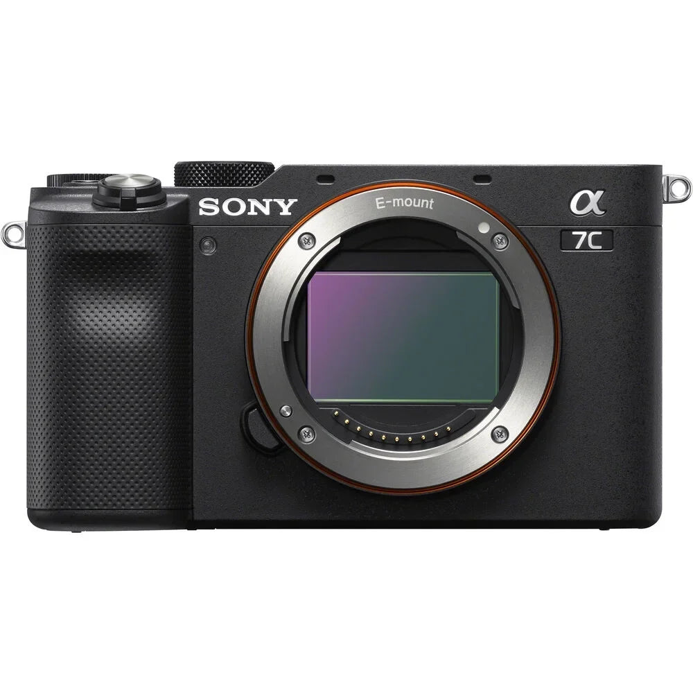 a7C Mirrorless Camera (Black) with 28-60mm Lens+24mm f/2.8 G Lens +3 PC Filter +64GB