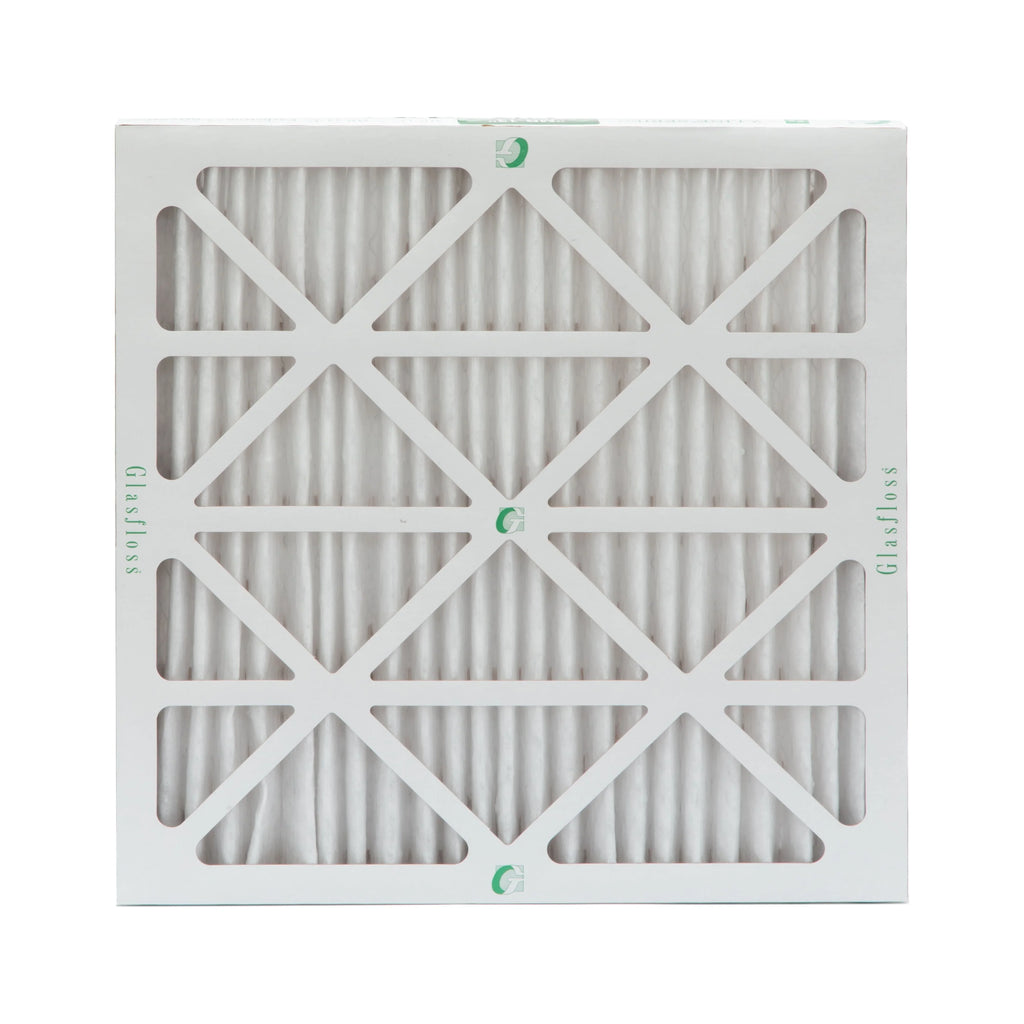 12 Pack of 18x18x2 MERV 10 Pleated 2" Inch Air Filters by Glasfloss. Actual Size: 17-1/2 x 17-1/2 x 1-3/4