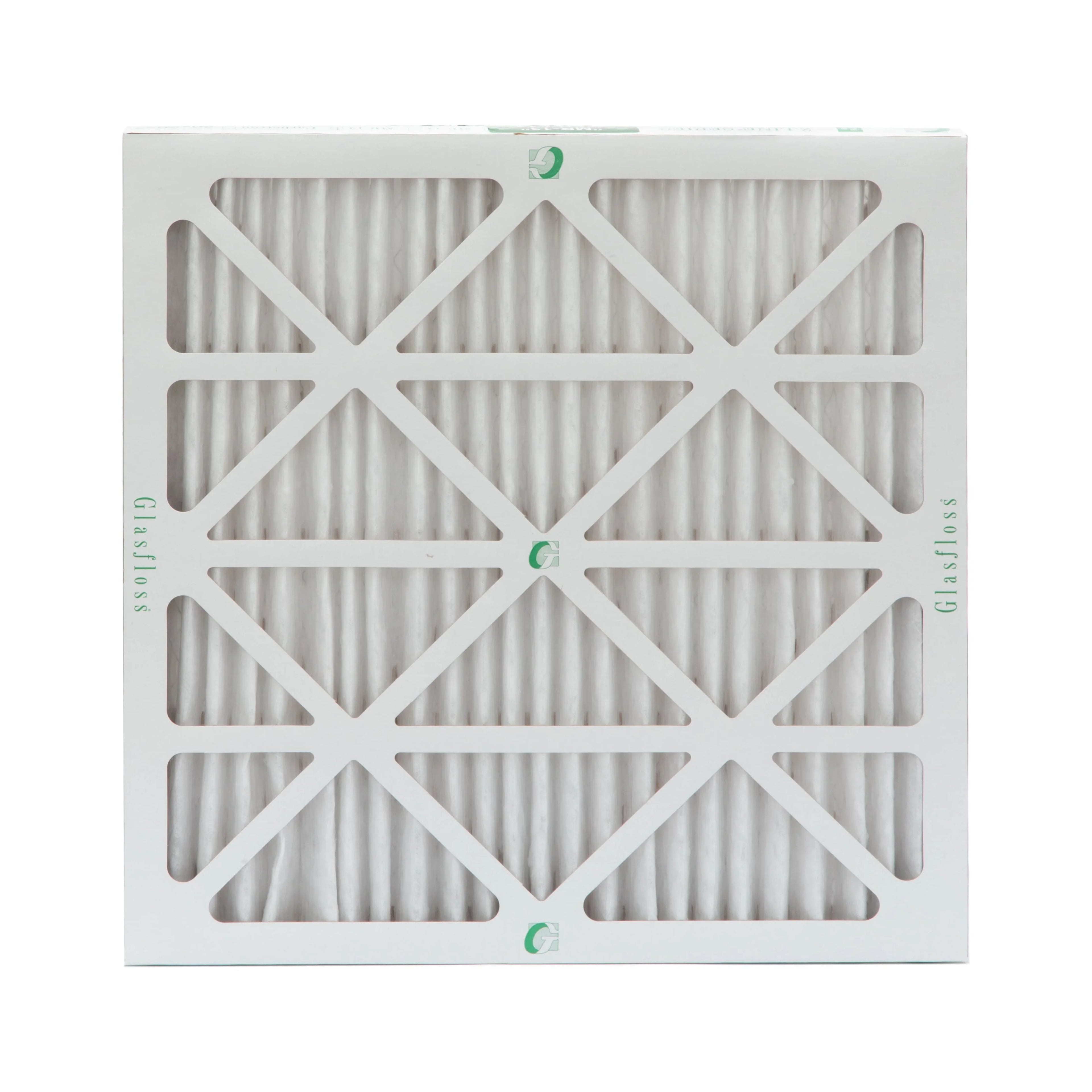 12 Pack of 18x18x2 MERV 10 Pleated 2" Inch Air Filters by Glasfloss. Actual Size: 17-1/2 x 17-1/2 x 1-3/4