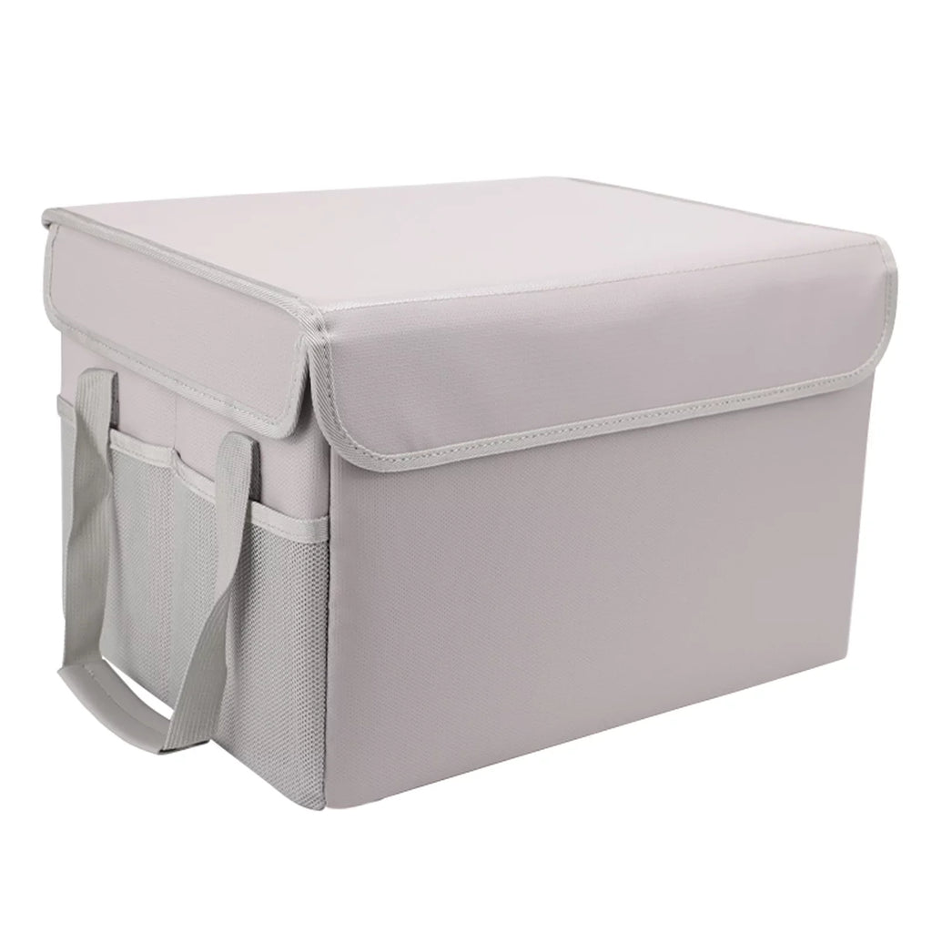 Andoer Fireproof Document Bag Fireproof Waterproof Storage Box Suitable for Hanging LetterLegal Folder Magazine Files Book Portable Home Office Car Box with Lid