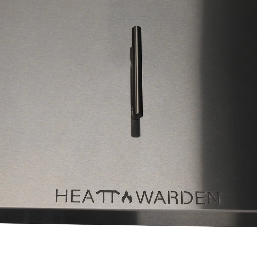 Heat Warden Rectangle Fire Pit Heat Deflector in Stainless Steel