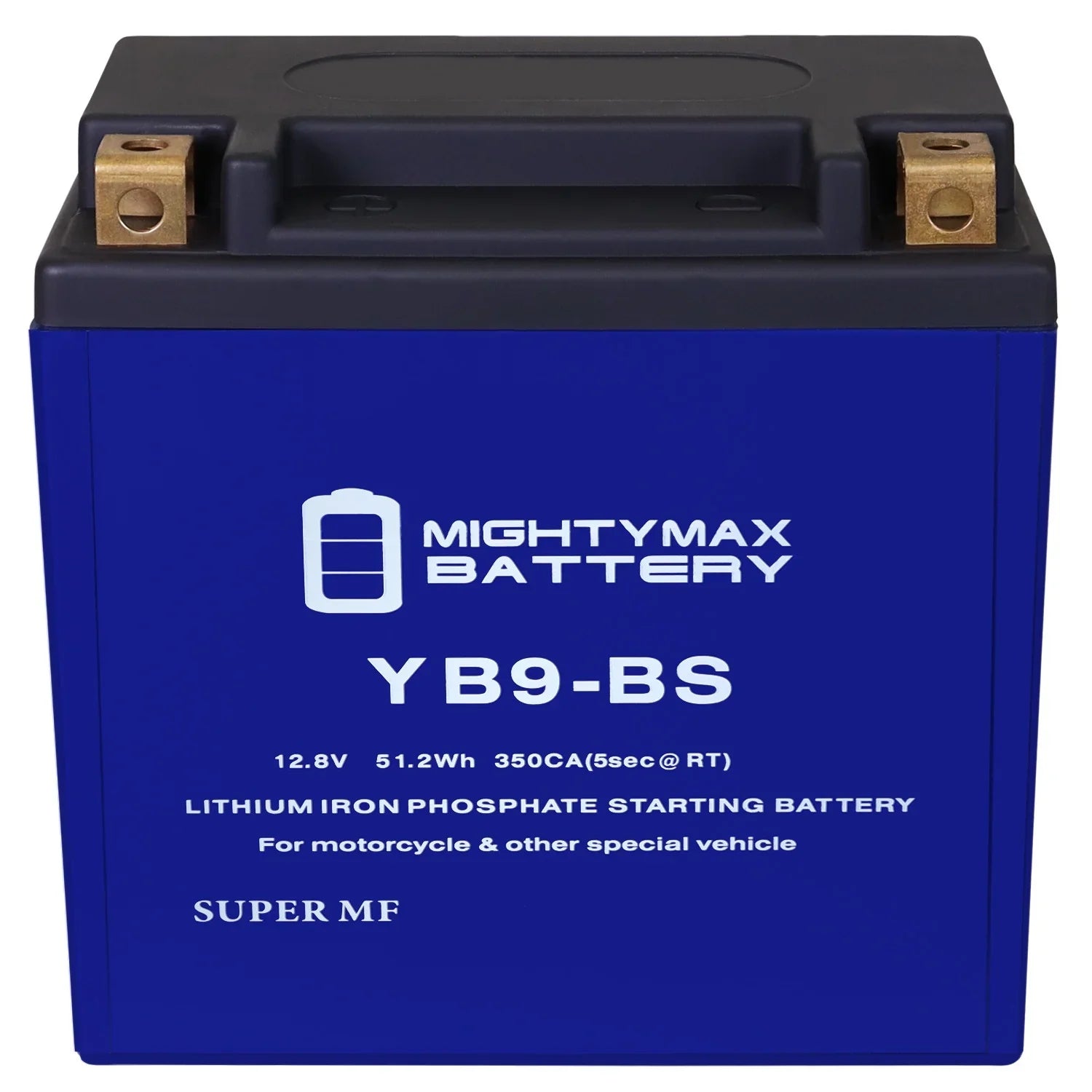 YB9-BS Lithium Replacement Battery Compatible with Gilera 125 XR2 E-Starter All Years - 8 Pack