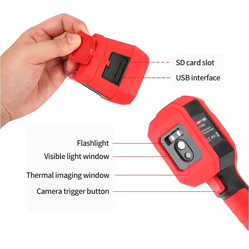 Daakro UNI-T UTi260B Handheld Thermal Imager Camera IR Infrared Thermometer Imaging