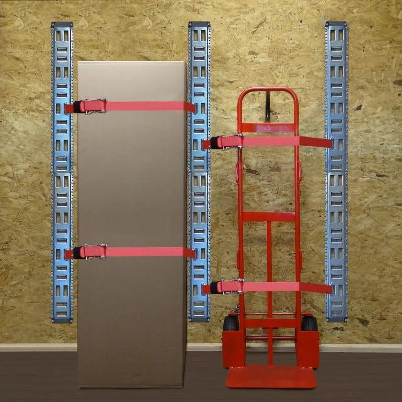 SNAP-LOC Fast-Track E-Track 8 Inch 2-Pack USA Galvanized Steel Horizontal Vertical, Logistic Tie-Down for Pickups, Trucks, Trailers