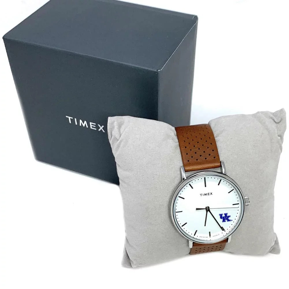 Timex Womens Timex Saint Louis Blues St Watch Bright Whites Leather