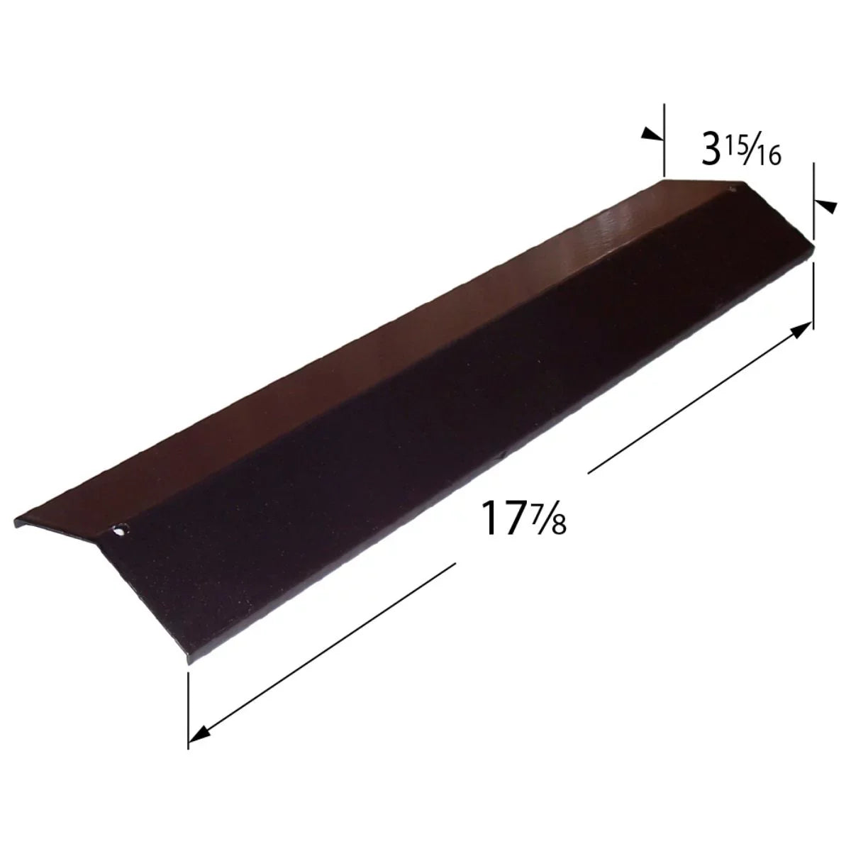17.75" Brown Heat PLatitudee for Brinkmann and Broil Chef Gas Grills