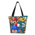 Super Mario 3D Land Women's Tote Bag Large Capacity Shoulder Handbag For Travel Beach Shopping Business Work School