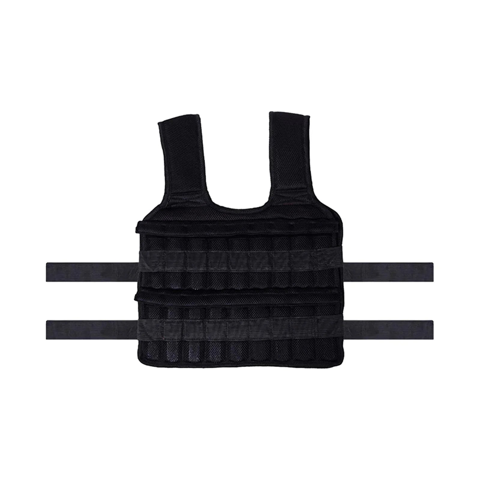 Tnarru Loading Vest Boxing Waistcoat Slim Design Fitness Strength Training Exercise 18 Pockets Empty Clothing Sand Gym Weighted Vest