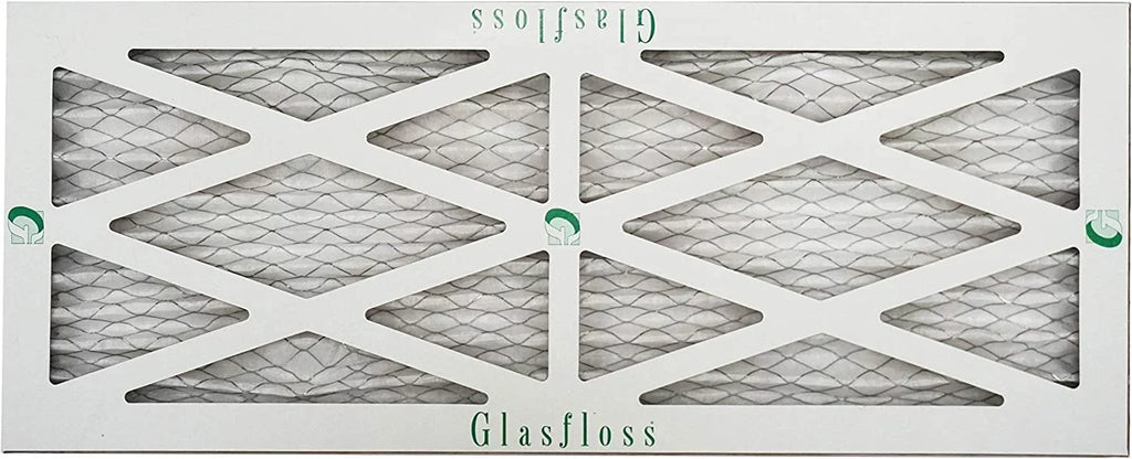 Glasfloss 8x14x1 - MERV 10 -Qty:12 - Furnace Air Filter - Made in USA (Actual Size: 7.5 x 13.5x7/8 inch)