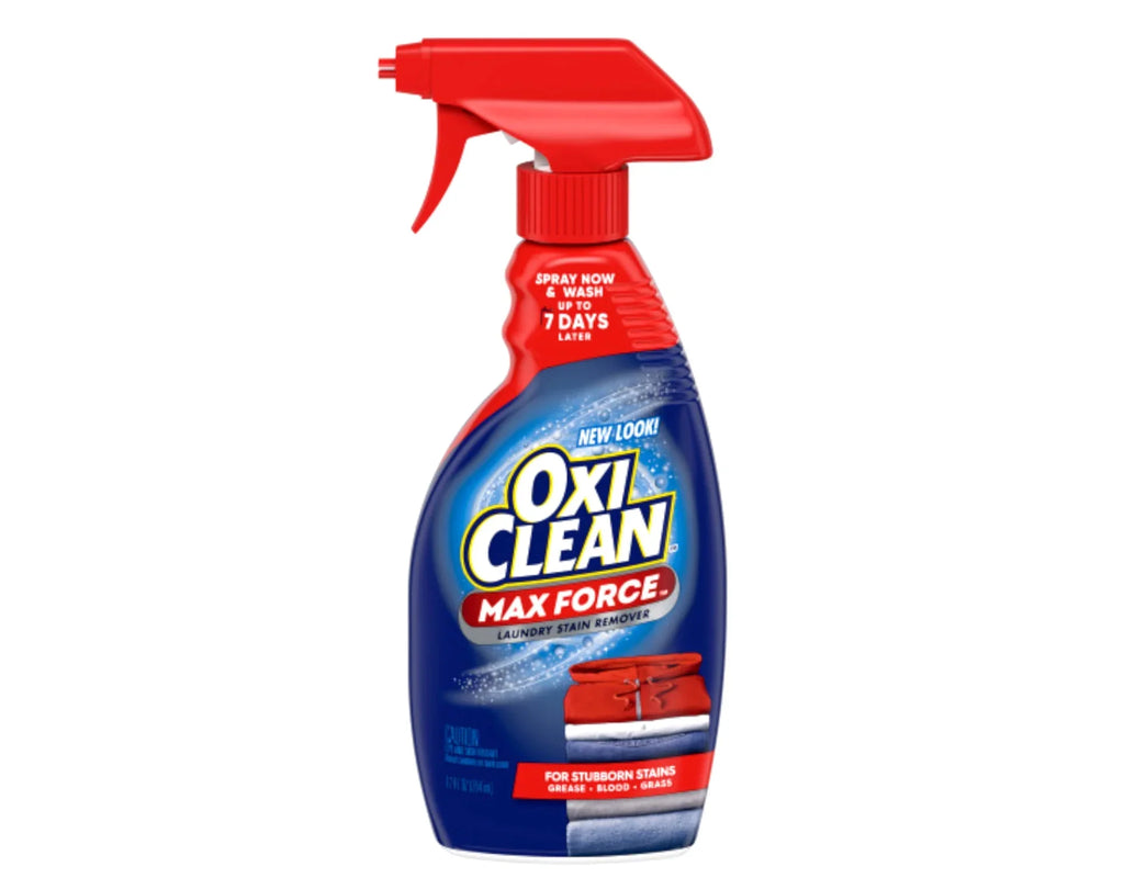 OxiClean Max Force Laundry Stain Remover Spray, 12 fl oz + 48 Fl Oz Refill Bottle Kit 60 Fl Oz Total