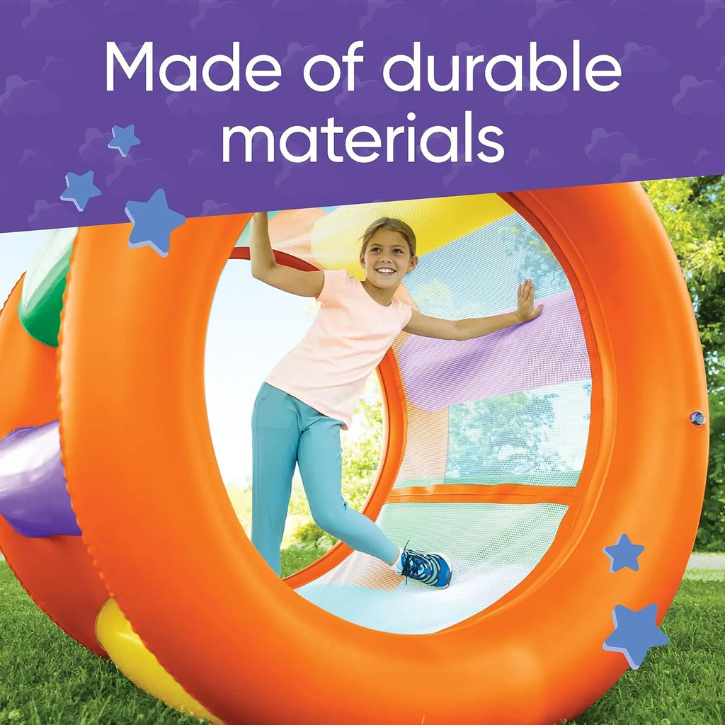 Hearthsong Roll With It 2.0 Giant InfLatitudeable Ball Roller Big Wheel with Mesh Interior