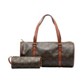 Pre-Owned Louis Vuitton Monogram Papillon 30 (Old) Handbag M51385 Brown PVC Leather Ladies LOUIS VUITTON (Good)