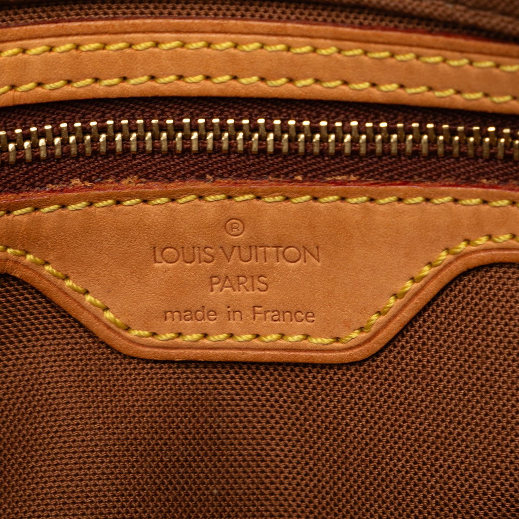 Pre-Owned Authenticated Louis Vuitton Monogram Trotteur Canvas Brown Crossbody Bag Unisex (Good)