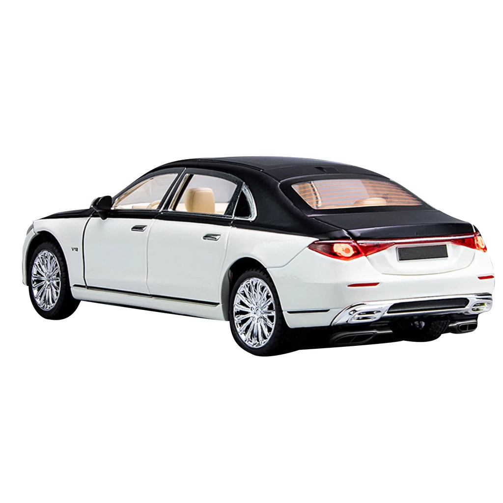 Sound & Light Alloy Metal 1/24 Car Model Gift Collection For Benz Maybach S680