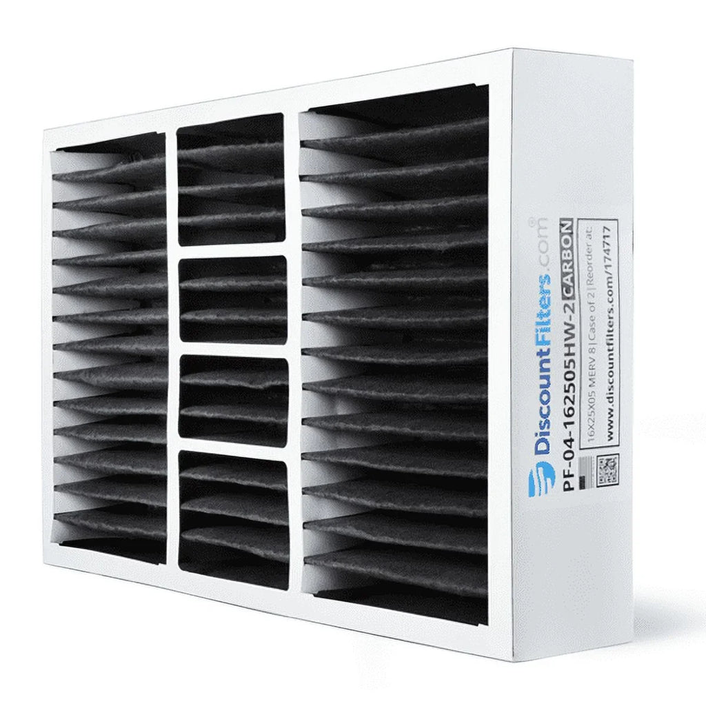 AIRx Filters Odor 16x25x5 Media Air Filter MERV 8 Replacement for Honeywell FC100A1029 CF200A1008 CF200D1625 , 2-Pack