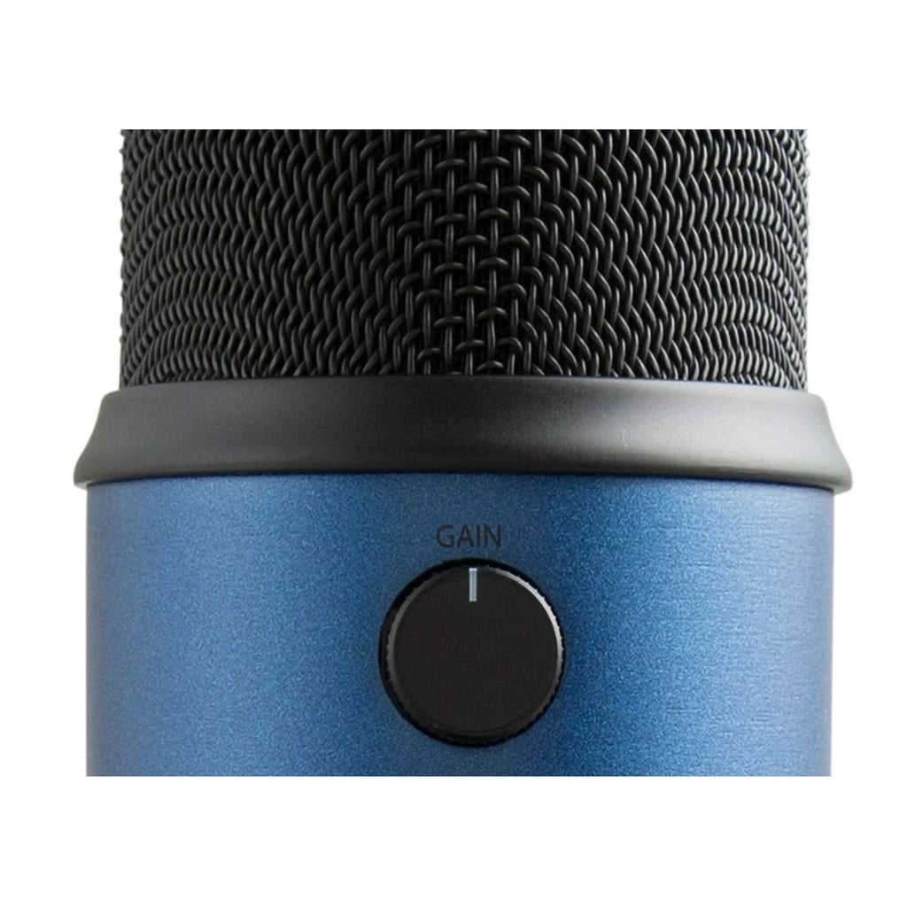 Blue Microphones Yeti USB Microphone (Blue) with Headphones and Pop Filter