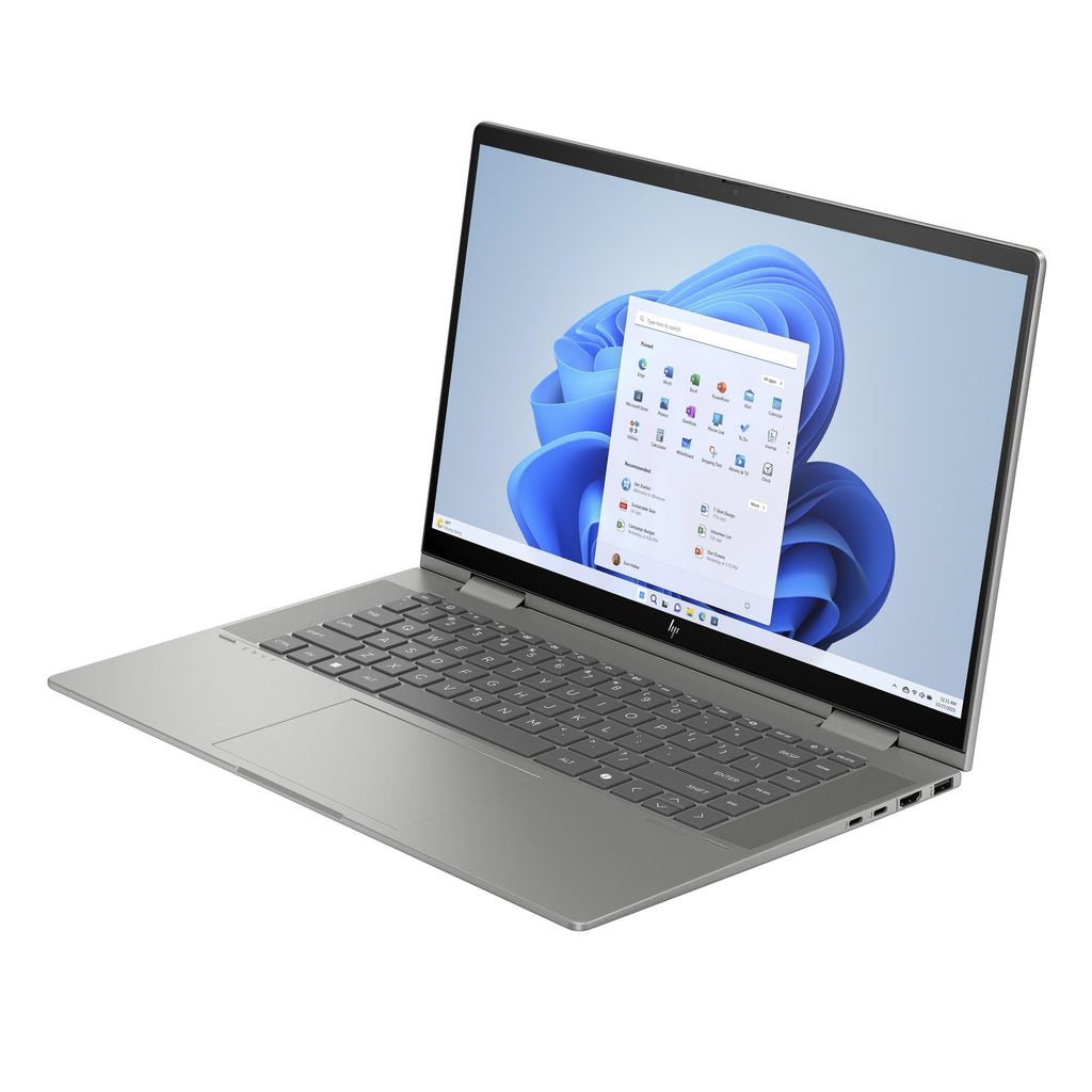 ENVY x360 15-FE1057NR 15.6" FHD Touchdisplay Laptop, Intel Core Ultra 7 155U, 16GB LPDDR5, 512GB SSD, Windows 11 Home, Mineral silver, 9R1M2UA#ABA