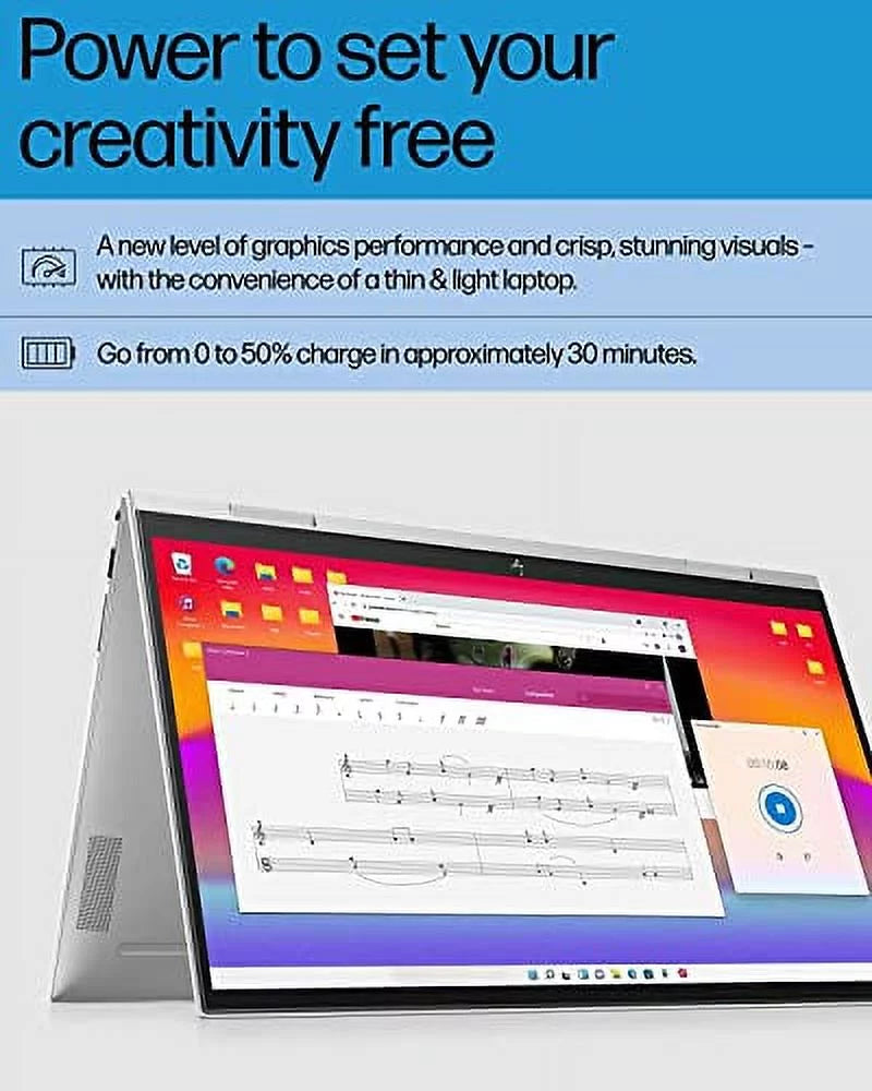2022 Latest Envy X360 2-in-1 Laptop | 15.6" FHD IPS Touchdisplay | Intel 12-Core i7-1260P | 32GB DDR4 1TB NVMe SSD | WiFi 6 | Thunderbolt4 | HDMI2.1 | Backlit KB | Fingerprint | Windows 11 Home