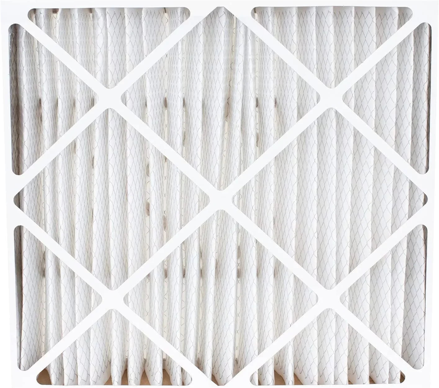 Filterbuy 20x22x5 MERV 8 Pleated HVAC AC Furnace Air Filters for Amana, Goodman, and Nordyne (3-Pack)