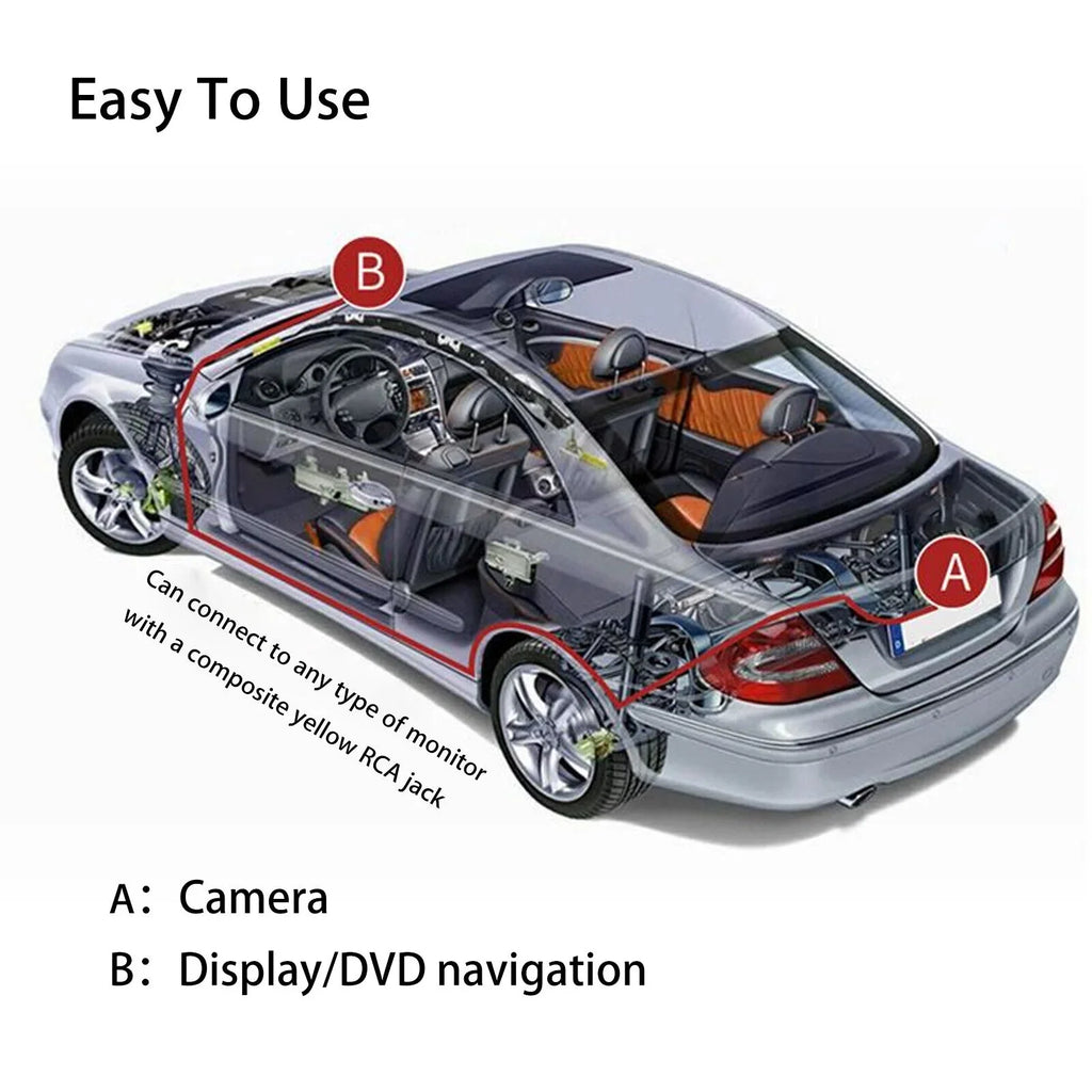 Universal Car Rear View Camera Auto Parking Reverse Backup Camera Night Vision