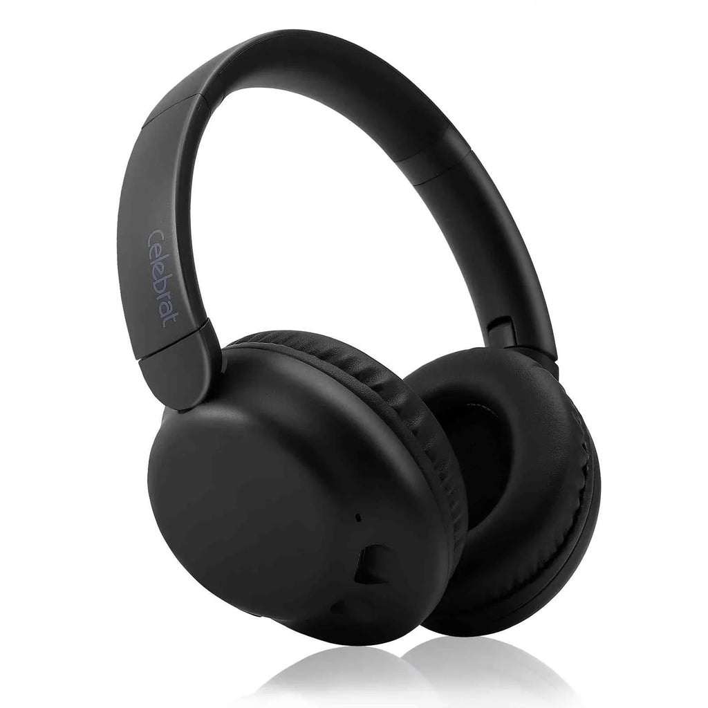 UrbanX UX35 Wireless Bluetooth Stereo Earphones with High Resolution Audio, Deep Bass, Superior Comfort Over The Ear Headphones with Mic for HTC Desire 12+ Phone Call Support
