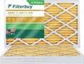 Filterbuy 10x24x1 MERV 11 Pleated HVAC AC Furnace Air Filters (4-Pack)