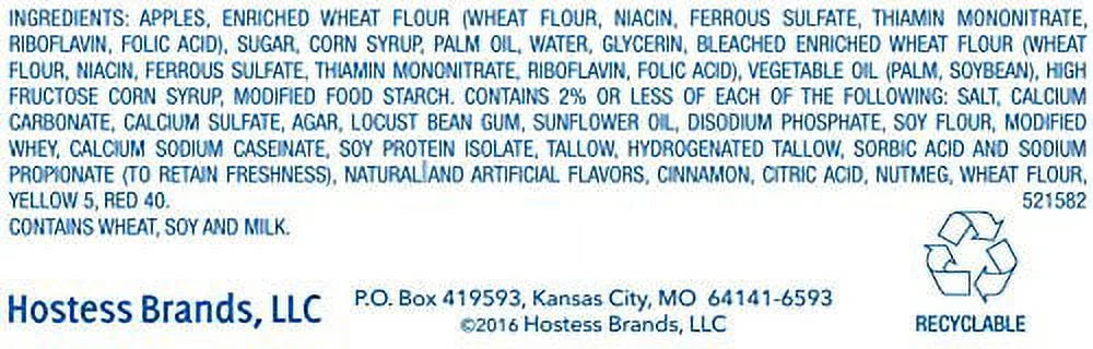 Hostess Fruit Pie, , 4.25 Ounce (Pack of 8)