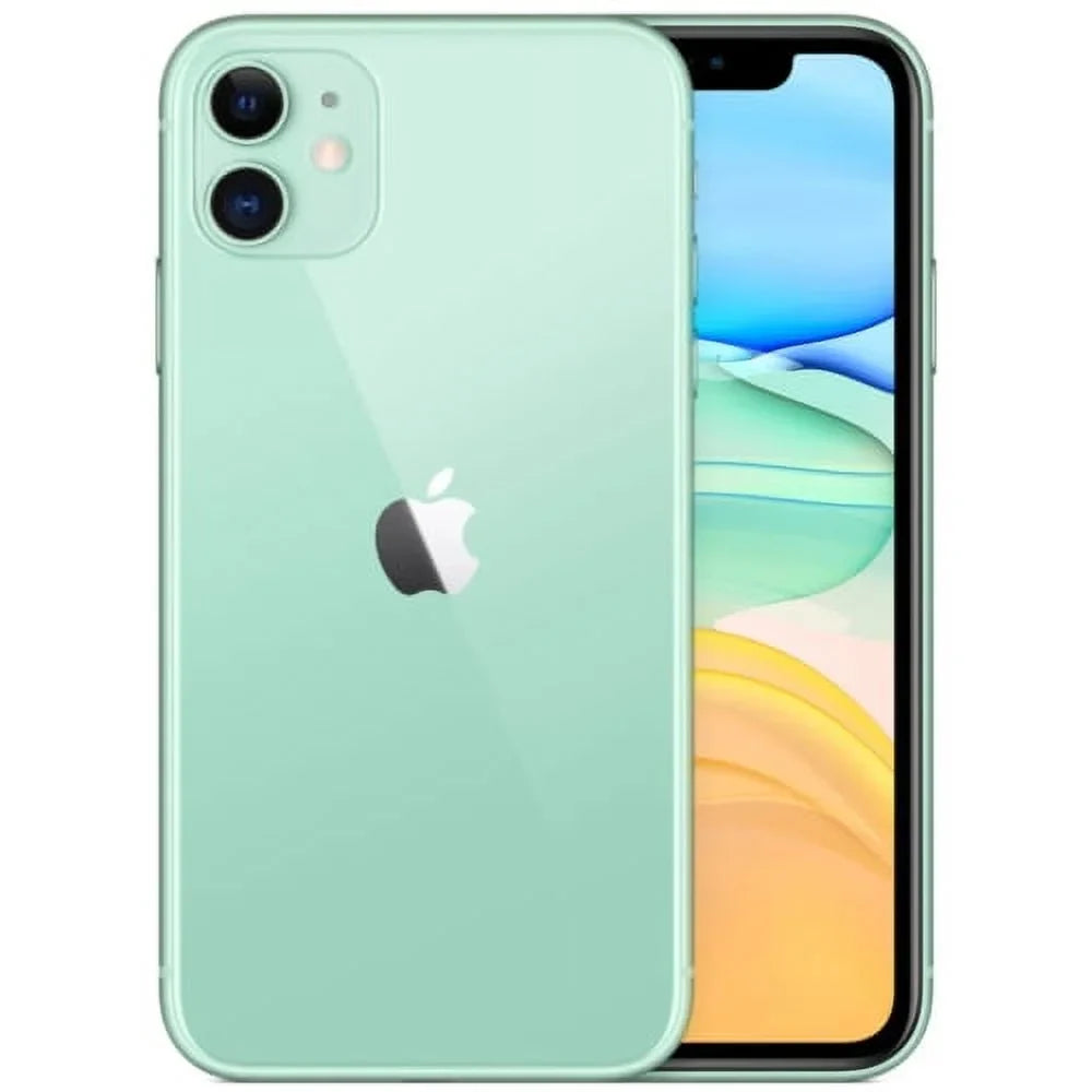 Restored  iPhone 11 64GB Verizon GSM Unlocked T-Mobile AT&T 4G LTE Smartphone Green (Refurbished)