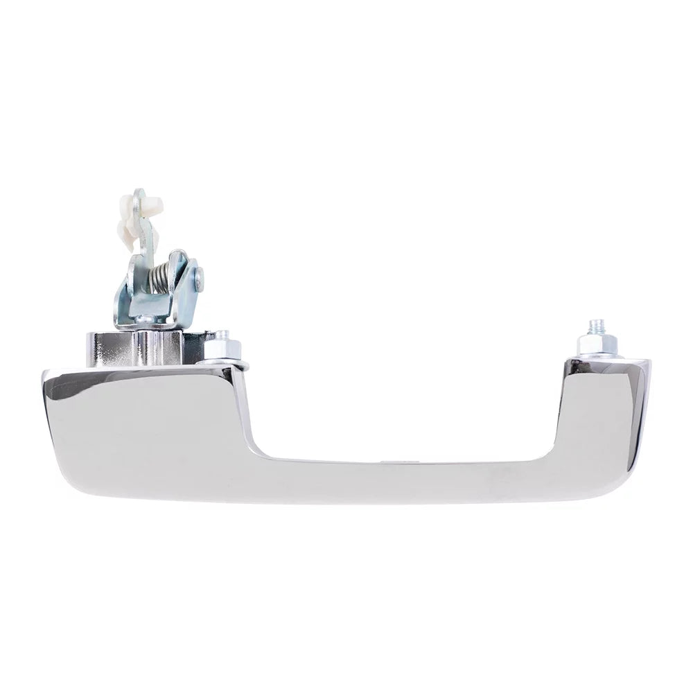 Brock Replacement Passengers Outside Exterior Front Rear Chrome Door Handle compatible with Pickup Truck SUV Van 55075648 Fits select: 1991-1993 DODGE D-SERIES D200/D250