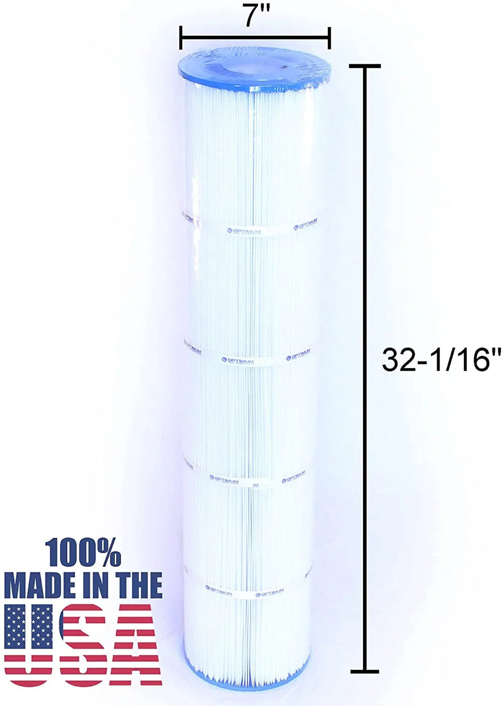 Pool Filter 4 Pack Replacement for Pentair Clean & Clear Plus 520; 125/130 SQ.FT. Cartridge Element - Made in USA