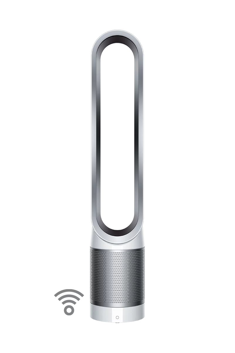 Dyson TP02 Pure Cool Link WiFi Connected Tower Air Purifier Fan | White/Silver | Refurbished