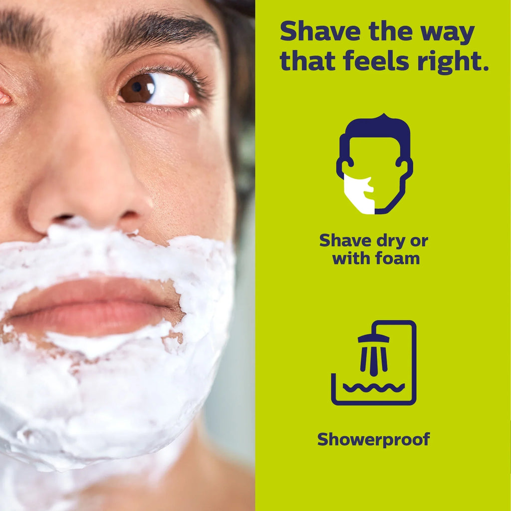 Philips Norelco Oneblade Pro Hybrid Electric Trimmer and Shaver, QP6520/70 (14 Length Comb)