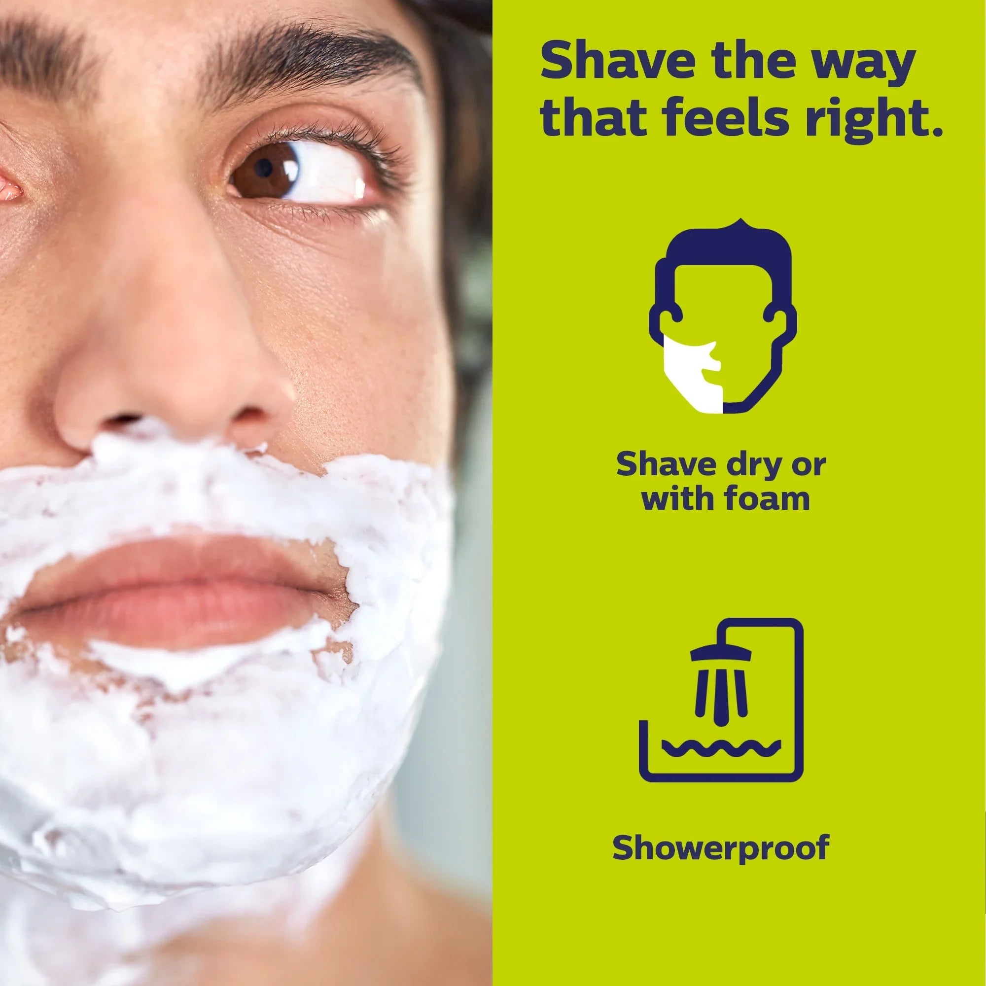 Philips Norelco Oneblade Pro Hybrid Electric Trimmer and Shaver, QP6520/70 (14 Length Comb)